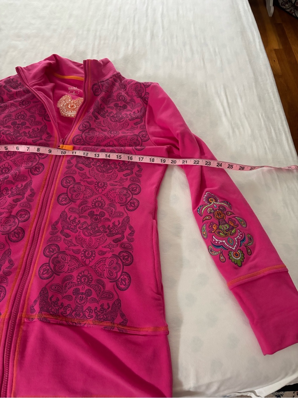 Mickey Mouse yoga jacket.